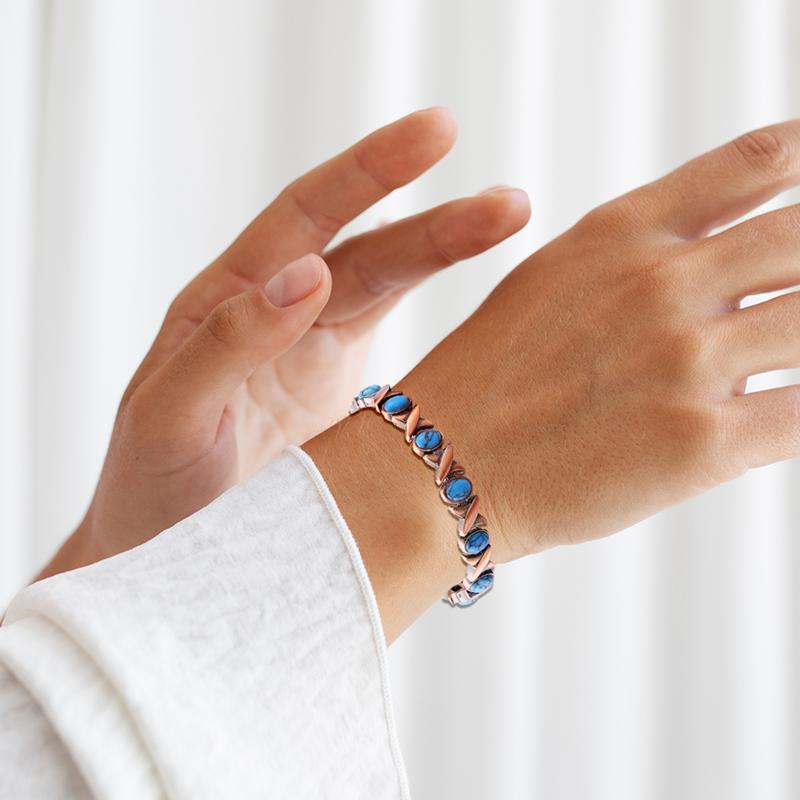 Movenurt® Magnetic Copper Bracelet – Pure Solid Copper with 3500 Gauss Powerful Magnets