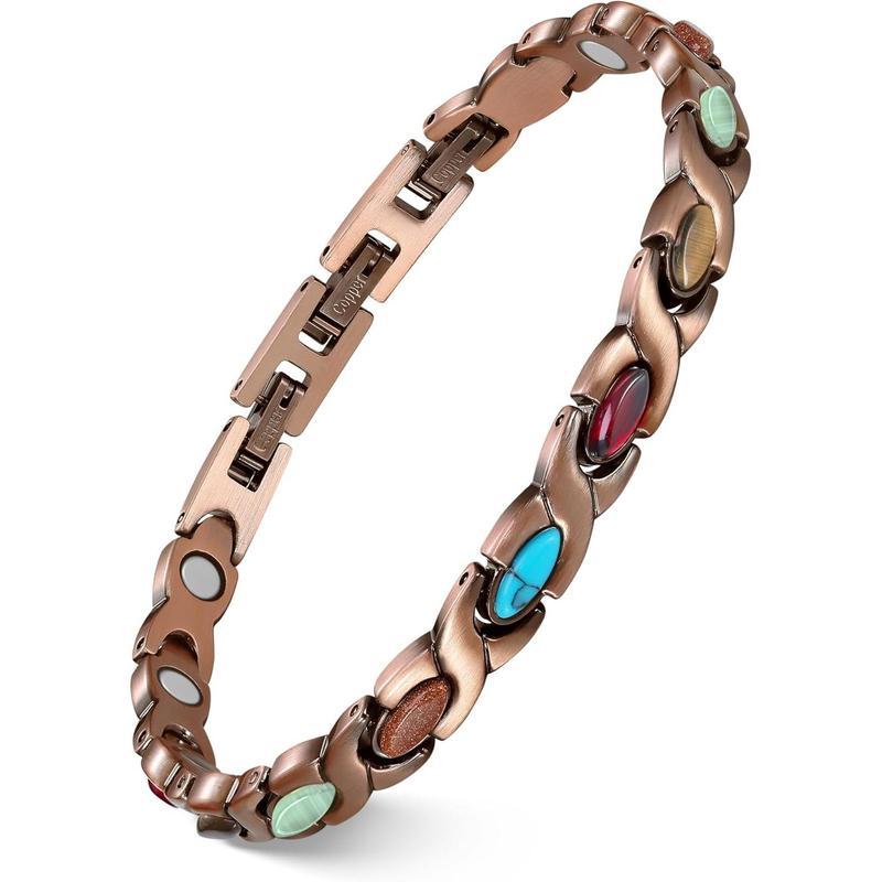 Movenurt® Magnetic Copper Bracelet – Pure Solid Copper with 3500 Gauss Powerful Magnets