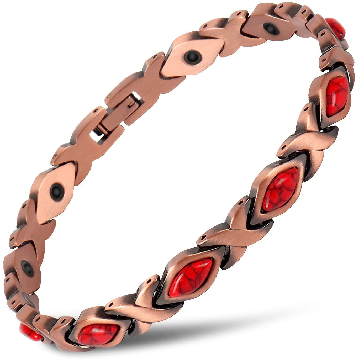 Movenurt® Magnetic Copper Bracelet – Pure Solid Copper with 3500 Gauss Powerful Magnets