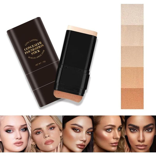 🔥Last Day Promotion 49% OFF✨Foundation Concealer Stick Double-Ended Brush