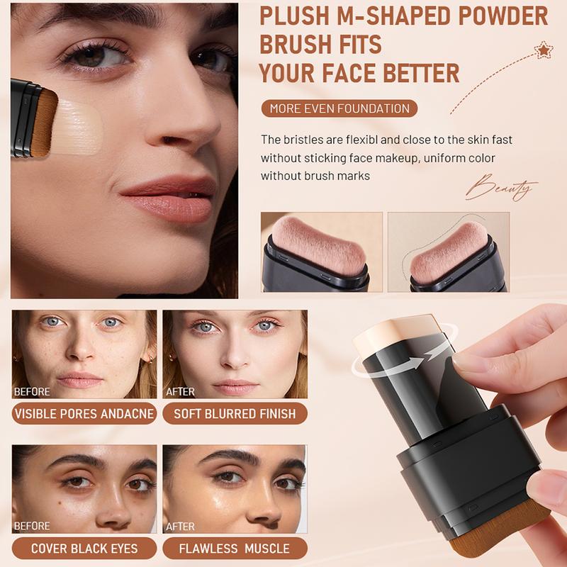 🔥Last Day Promotion 49% OFF✨Foundation Concealer Stick Double-Ended Brush