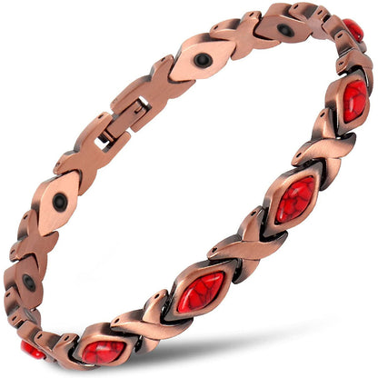 Movenurt® Magnetic Copper Bracelet – Pure Solid Copper with 3500 Gauss Powerful Magnets
