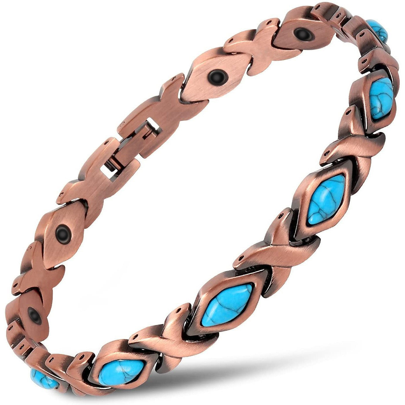 Movenurt® Magnetic Copper Bracelet – Pure Solid Copper with 3500 Gauss Powerful Magnets